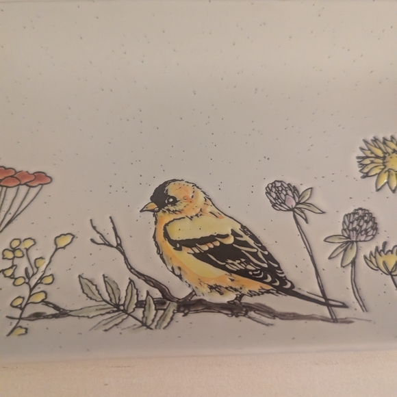 Spectrum Designz Wildflower Bird Tray - Picture 3 of 6